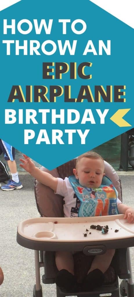 kids airplane birthday party
