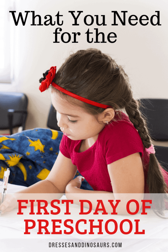 What You Need for the First Day of Preschool