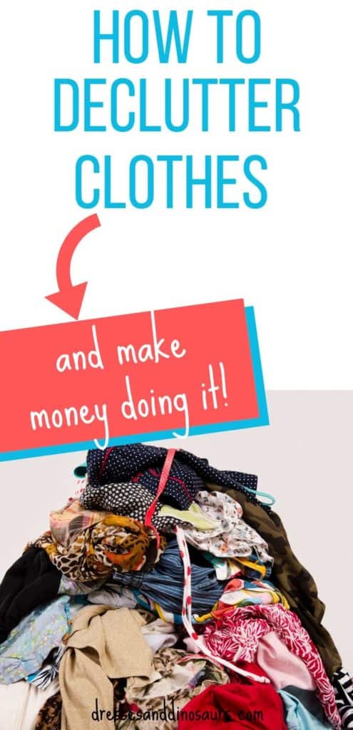 how to declutter clothes