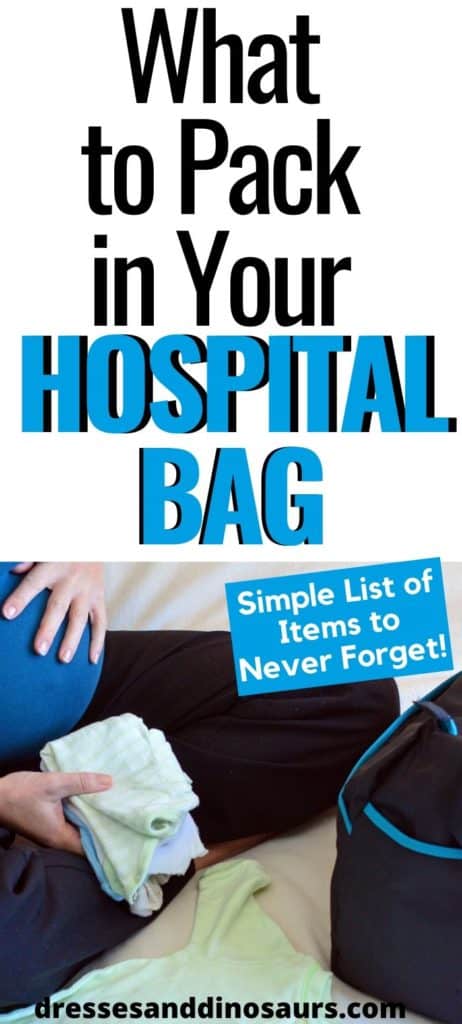 what to pack in a hospital bag for mom to be