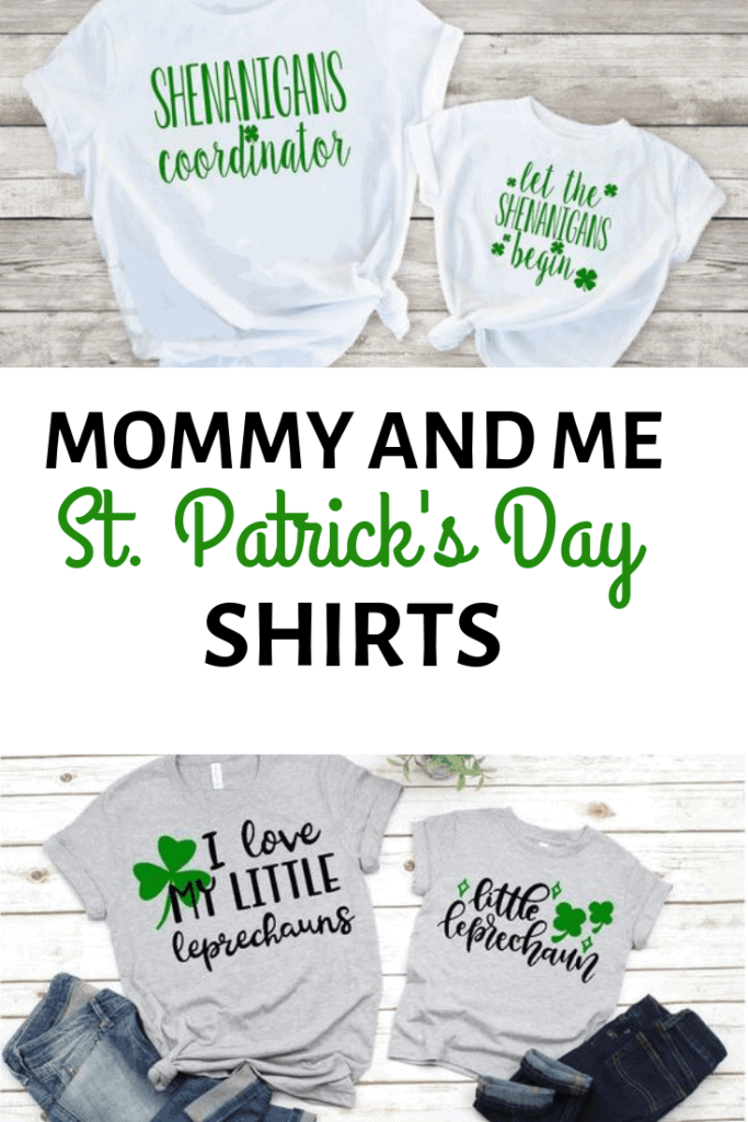 Matching T-Shirts Personalized T-Shirt Patrick’s Day T-shirt Mom and me St