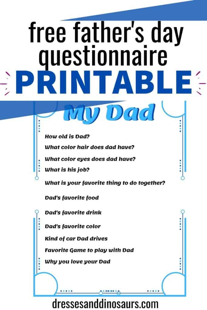 father's day questions for kids