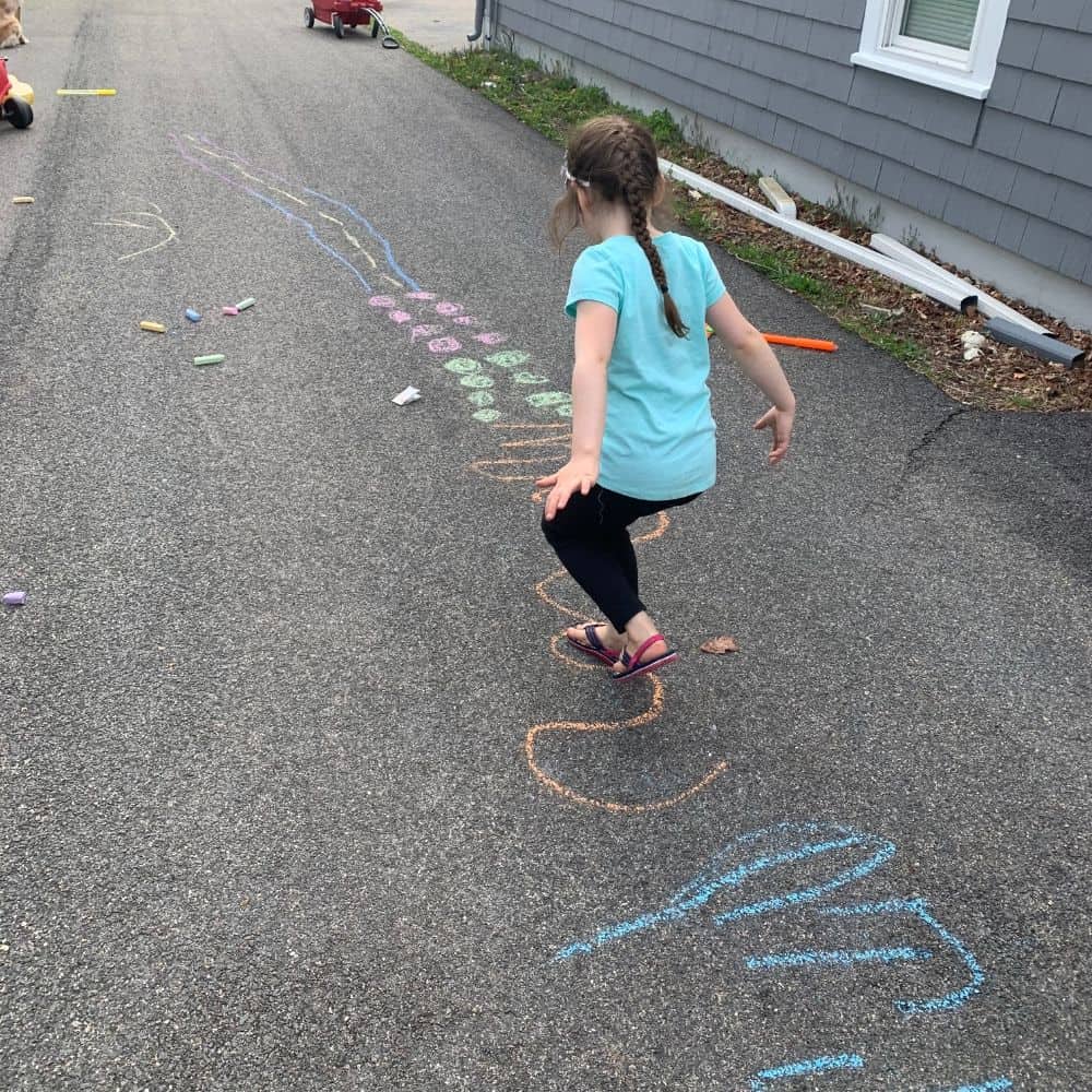 sidewalk chalk ideas for kids
