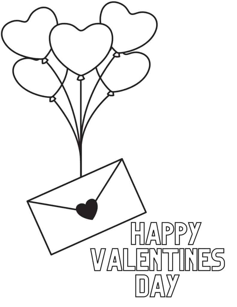 Valentines Day Coloring Pages for Kids   Dresses and Dinosaurs