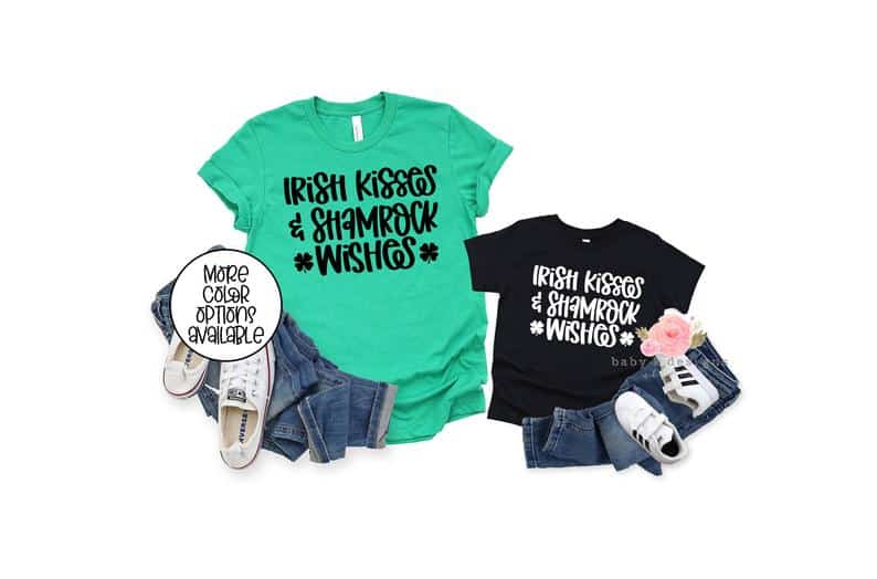 mommy and me st. patrick's day shirts